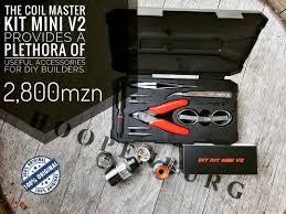 All tools are made of high quality metals and high temperature resistant plastic materials, and well organized in a solid carry case. Vapers Maputo The Coil Master Kit Mini V2 Provides A Facebook