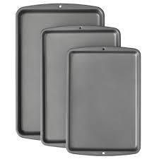 Wilton Bake It Better Non Stick Baking Pan Set 3 Piece Walmart Com Baking Pans Pan Set Home Basics