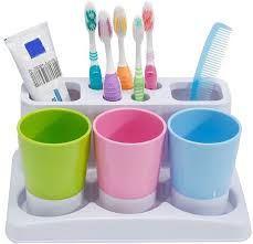 You minimize your risk while driving. Amazon Com Eslite Toothbrush Toothpaste Holder Stand For Bathroom Storage Organizer Kitchen Dining