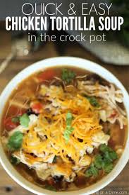 Place all ingredients in the crock pot. Crockpot Chicken Tortilla Suppe Rezept Einfaches Und Gesundes Rezept