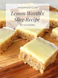 Lemon Weetbix Slice Vj Cooks Recipe Weetabix Recipes Dessert Recipes Slices Recipes