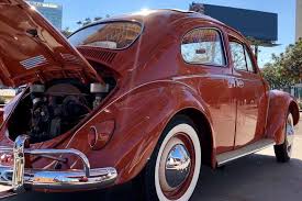 Image result for Coral Red 1950 Beetle