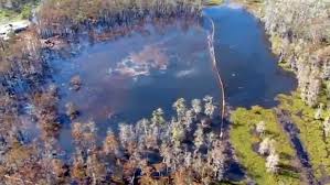 bayou carne louisiana sinkhole bubbles