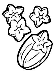 Star Fruit Coloring Pages Download And Print Star Fruit Coloring Pages