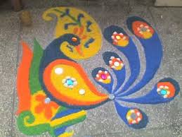 Beautiful Peacock Design Rangoli Designs Rangoli Designs Images Simple Rangoli Designs Images