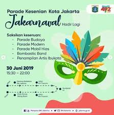 Hal itu guna mencegah penyebaran dan penularan virus. Ini Rangkaian Acara Perayaan Hut Jakarta Ke 492