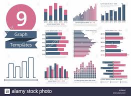 Graphs And Charts Templates For Statistics Or Data