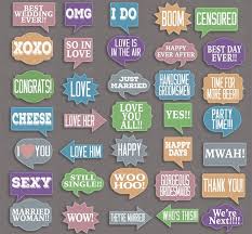 Find photo booth props, backdrops and decorations at party city. 31 Wedding Photo Booth Props You Can Buy Or Print Right Now Weddingwire