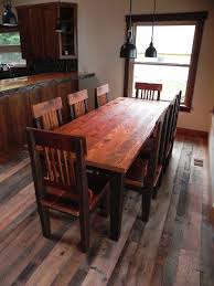 Choose whether you would like chairs, stools, or benches around your table. Farm Table Dining Set 8 L X 40 W X 30 H Malachi Milbourn Flickr