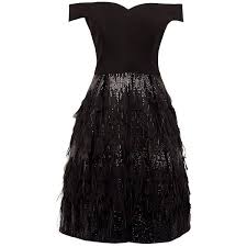 Coast Keeley Feather Dress Black 255 Liked On Polyvore Featuring Dresses Little B Black Sweetheart Dress Little Black Cocktail Dress Black Feather Dress