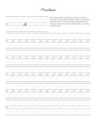 Traceable Basic Strokes Copperplate Calligraphy Calligraphy Worksheet Lettering Practice