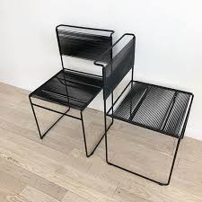 Open 12 7pm Today Pair Of Spaghetti Chairs By Giandomenico Belotti For Flyline Made In Italy Sold More Vintage Furniture Design Furniture Vintage Furniture