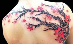 Rami E Fiori Di Ciliegio Feminine Tattoos Tattoos Watercolor Tattoo