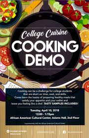 Company list france chambéry cuisine center. College Cuisine Cooking Demo African American Cultural Center University Of Illinois At Chicago