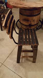 Jack Daniels Whiskey Barrel Table With 4 Stave Chairs And Etsy In 2020 Barrel Table Whiskey Barrel Table Whiskey Barrel