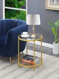 97479 hot & cold side. Bronze Btawr1 Innerspace Luxury Products Oil Rubbed Loop Side Table Home Kitchen Accent Furniture