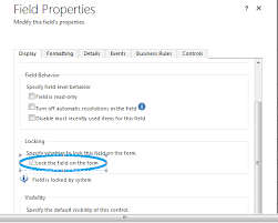 For any given object, the ability to unlock a record is controlled using field level security (fls) to the lock checkbox. The Field You Are Trying To Remove Is Locked And Cannot Be Removed Opportunity Form Microsoft Dynamics Crm Forum Community Forum