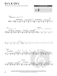 Drum Chart Hits Sheet Music For Drums