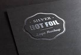 Silver Foil Stamp Logo Mockup Free Download Free Logo Mockup Logo Mockup Free Logo Mockup Psd