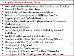 Recurring Themes In Ap World History Review Themes Ppt Download