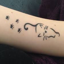 116 Minimalistic Cat Tattoos For Cat Lovers Bored Panda
