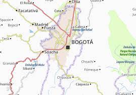 Was ist die hauptstadt von brasilien? Michelin Landkarte Bogota Stadtplan Bogota Viamichelin