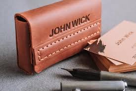Business Card Case Gift Idea Leather Card Holder Custom Card Etsy Business Card Case Personalized Card Holder Card Holder Leather