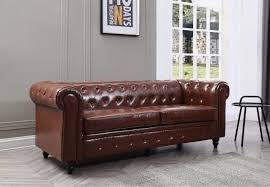 Comparez et achetez des canapés chesterfield au meilleur prix ! Edgar Canape Chesterfield Droit Fixe 3 Places Vintage Pas Cher Canape Cdiscount Iziva Com