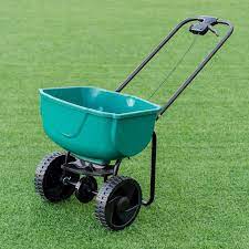 Garden Seeder Push Walk Behind Fertilizer Broadcast Spreader Outdoor Backyard Outdoor Gardens Garden Hand Tools