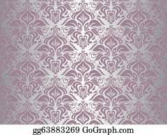 Pink damask wallpaper fabric wallpaper anaglypta wallpaper wall colors colours paint colors made to measure curtains traditional decor fine furniture. Silver Damask Wallpaper Clip Art Royalty Free Gograph