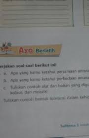 Perbedaan yang lain, particle pada mozaik cenderung lebih mementingkan warna agar detail gambar terlihat jelas sedangkan kolase particle yang dibutuhkan membutuhkan seleksi. Apa Yang Kamu Ketahui Persamaan Antara Montase Kolase Dan Mozaik Jelaskan Apa Yang Kamu Ketahui Brainly Co Id