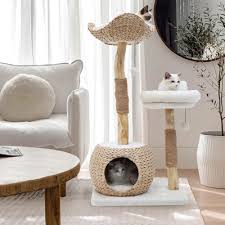 3 level White Cat Trees & Condos You'll Love