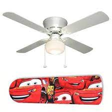 If you're looking for gift ideas for a car enthusiast then these fans are absolutely perfect. Lightning Mcqueen Cars 42 Ceiling Fan With Lamp Ceiling Fan Light Pulls Ceiling Fan Wood Ceiling Fans