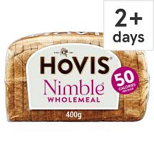 Check spelling or type a new query. Hovis Nimble Wholemeal Sliced Loaf 400g Tesco Groceries