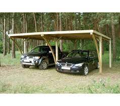 Gardenas Carport Capri Double Bois 30 3m 2 Voitures Ports De Voiture Pergola De Garage Abri Voiture
