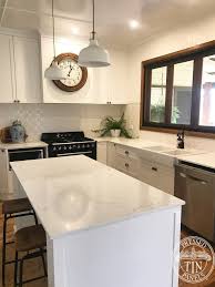 Price includes kitchen cabinets, drawers, doors, worktop, sink and tap. Pressed Tin Panels Original Kitchen Splashback Shoji White