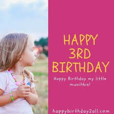 When you want to write up special birthday wishes for niece, you can choose to keep it short and sweet. Happy 3rd Birthday Wishes Birthday Quotes For 3 Year Old Baby