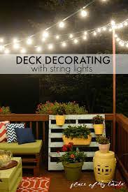 Allow to dry, paint second coat. Hang String Lights On Your Deck An Easy Way