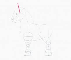 Esegui il download di questo vettoriale stock: Disegno Per Bambini Disegnare Un Pony