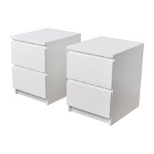 10 best ikea coffee tables of february 2021. 40 Off Ikea Ikea Malm White Two Drawer End Tables Tables