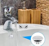 Anillo de Desbordamiento para Lavabo, Anillo Lavabo Rebosadero, Anillo  Desbordamiento Lavabo, Accesorios para Fregaderos, Tapa de Tapón de ...