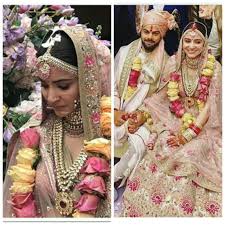 Anushka Sharma Wedding Wedding Makeover Celebrity Weddings Punjabi Wedding Dress