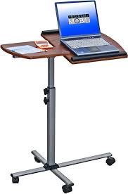 Techni Mobili Rta B003 M615 Rolling Adjustable Laptop Cart Color Mah Laptop Stand Portable Desk Computer Cart