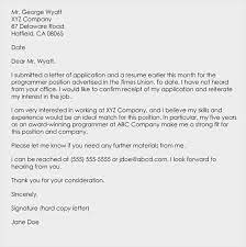 But, how do you write a successful follow up email? How To Write A Follow Up Letter Email With Samples Examples