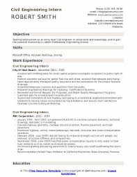 Freshersworld have a number of job listings for government, be, btech, me, mtech & diploma graduates in civil engineering. Civil Engineering Intern Resume Samples Qwikresume