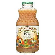 Amazon Com R W Knudsen Organic Pear Juice 32 Oz Pack Of 2 Grocery Gourmet Food
