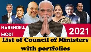 Check spelling or type a new query. Modi Cabinet Ministers List 2021 Updated List Of Council Of Ministers With Portfolios Central Govt Employees 7th Pay Commission Staff News