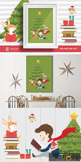 Download Christmas Card A6 Vector Elements 1669839 Freepsdvn Yellowimages Mockups