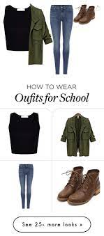 Do You Have School Today By Jxst Like Galaxy On Polyvore Featuring 7 For All Mankind Anklebootsoutfit Cute Outfits Outfits For Teens Casual Outfits