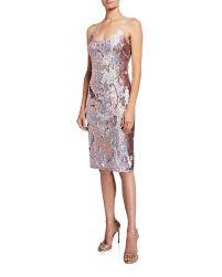 Aidan By Aidan Mattox Sequined Sleeveless Scoop Neck Sheath Dress Designer Cocktail Dress Dresses Sheath Dress